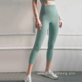 BLack cropped leggings factory supply directly